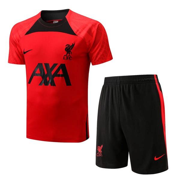 Trainingsshirt Liverpool Komplett-Set 2022-2023 Rote